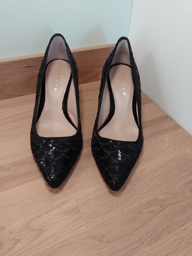 Jigsaw black sequin court - jigsaw,