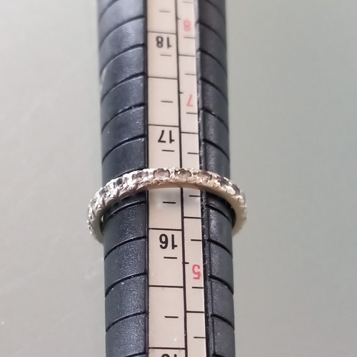 Vtg 9ct white - 9ct, spinel
