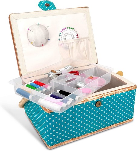 Sewing box with accessories - box,