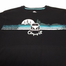 Trespass Duoskin Quickdry Cotton Blend Men's T-shirt VW Camper Graphics  Size M 