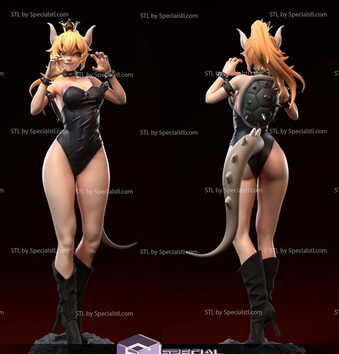 Sexy bowsette bikini undewear - bikini,