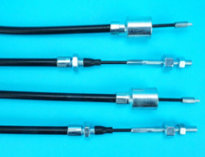 2 x Long Life 1230mm Trailer Brake Cables for ALKO Brakes - Threaded Bar End