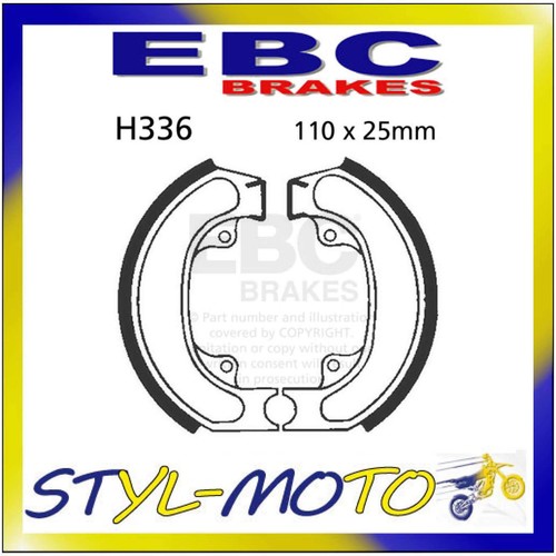 Rear brake shoes - brake, sh