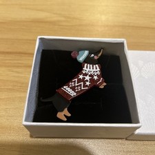 Beautiful Wintery  Dachshund