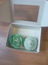 Candle gift box flower and - box,