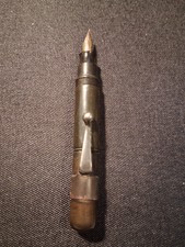 ANTIQUE THE TOM TIT EYE DROPPER FOUNTAIN PEN C1900 RARE 14CT OVER NIB