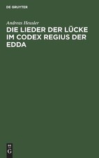 Andreas Heusler Die Lieder Der