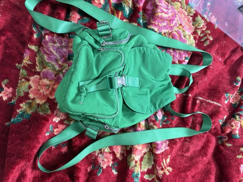 Small bright green rucksack - green,