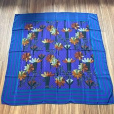LOEWE Scarf Blue Flower