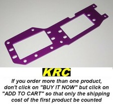 C0350 - ALUMINUM RADIO PLATE: MUGEN MBX4 RR - MBX4XR WORKS - TURNTABLE RADIO ALU