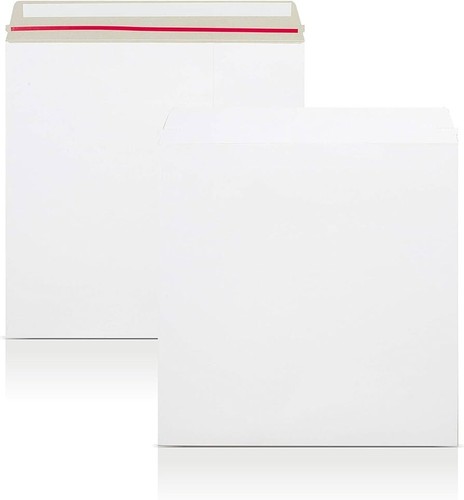 100 record mailer - 12", white