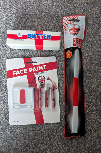 England flag face paint set - england,