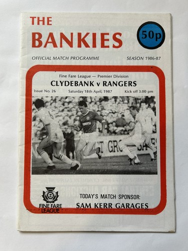 Clydebank rangers scottish - rangers,