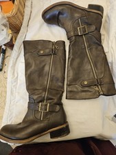 Womens Lotus Long Brown Boots