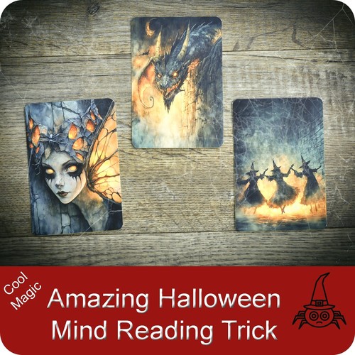 Halloween mind reading trick - halloween,