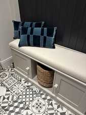 Dormy House Portland Long Bench RRP  £940 Painted In Farrow & Ball Ammonite