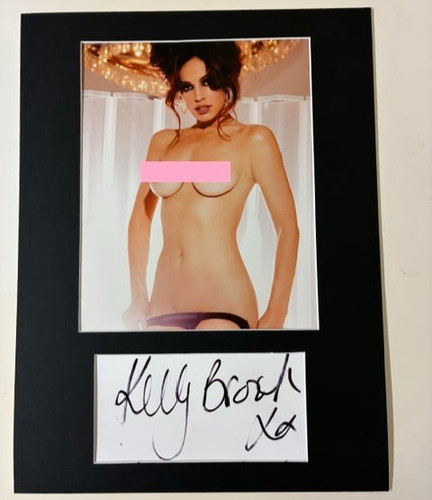 Kelly brook hand signed - kelly, **hand