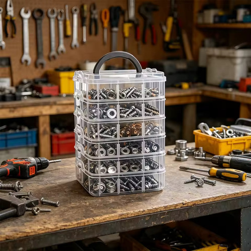 Stackable plastic hardware - stackable,
