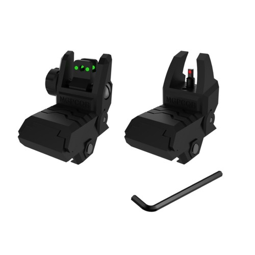 Fiber iron sight flip front - fiber, flip-up