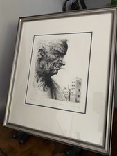 Peter Howson: Etching: The Underground Series 'Chalk Farm’ 1998