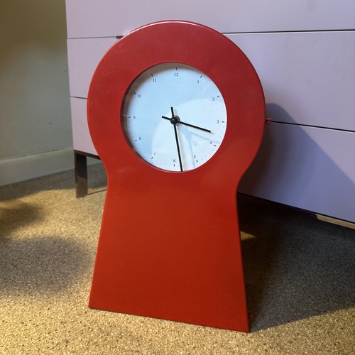 Ikea red metal keyhole - ikea,