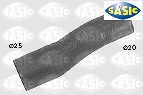 Centre right radiator hose - right,