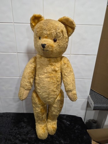 Vintage mohair teddy bear - mohair,