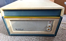 Vintage Dansette Bermuda Monarch Record Player.Powers up,record turns. No Needle