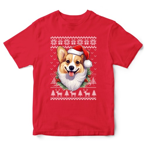 Welsh corgi christmas - welsh,