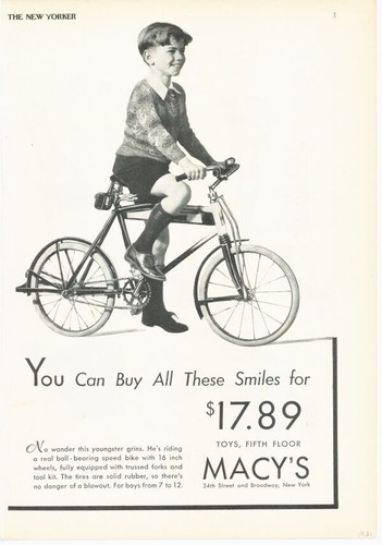 1931 macys bicycle bike - macys,