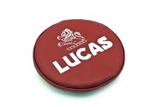LUCAS logo 576 (6inch) spot/fog light cover red classic mini bmc austin morris