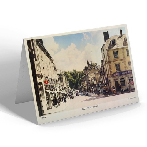 Greeting card vintage surrey - card,