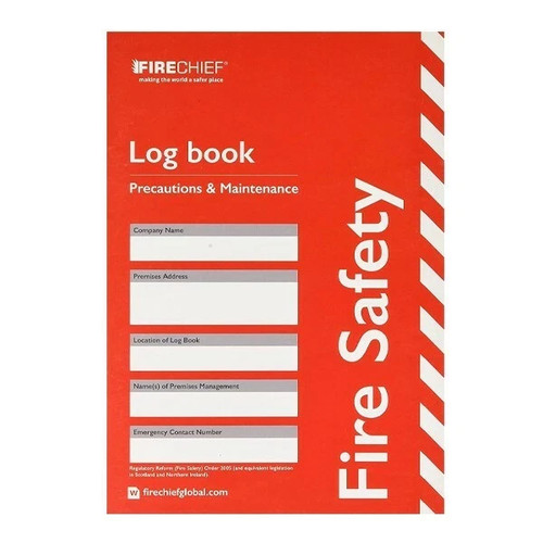 Fire safety log book - log,