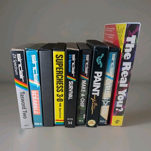 Sinclair spectrum games - x, zx