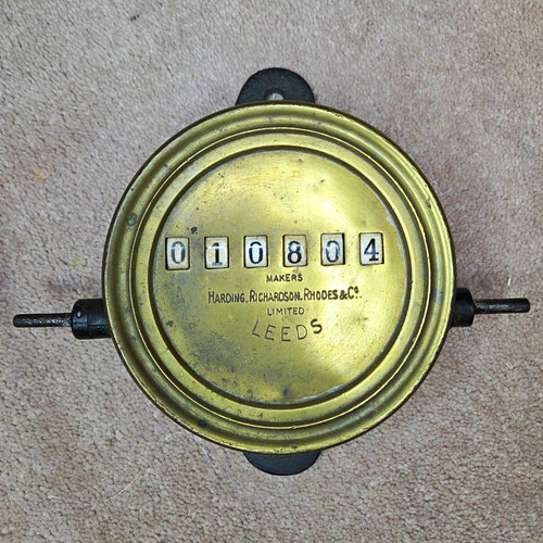 Antique brass engine - antique,