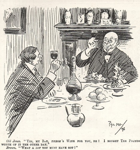 Wine drinking 1896 phil - phil, may-