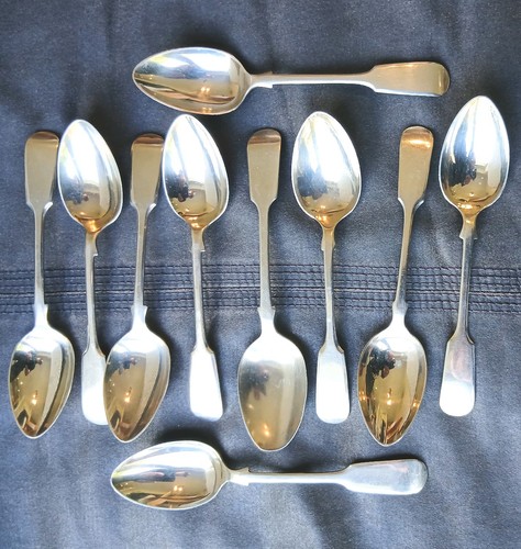Epns tea spoons - spoons, fiddle