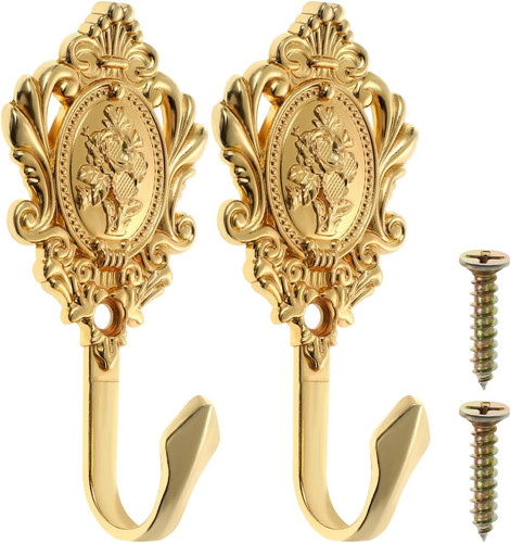 Pack gold curtain holdbacks - pack,