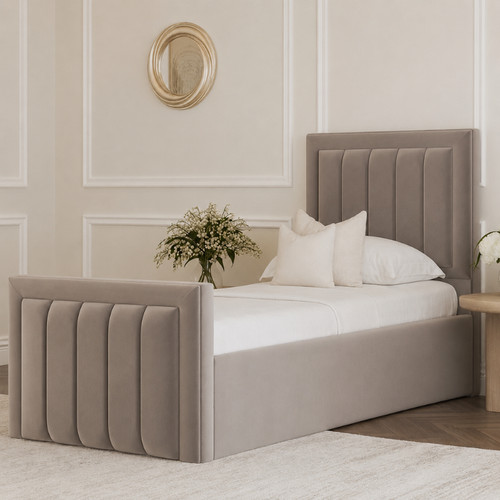 New kids panel bed - bed, plush