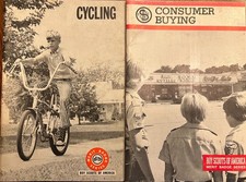 Vintage Boy Scout Lot 2 Merit Badge Pamphlet Cycling & Consumer Buying