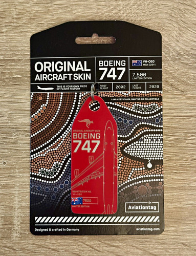 Aviationtag boeing 747 oeg - aviationtag,