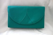 Jacques Vert Green Clutch/shoulder Bag Ideal Wedding vgc