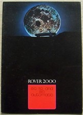 ROVER 2000 SC, TC & SC AUTOMATIC Car Sales Brochure 1970 #794 H Reg