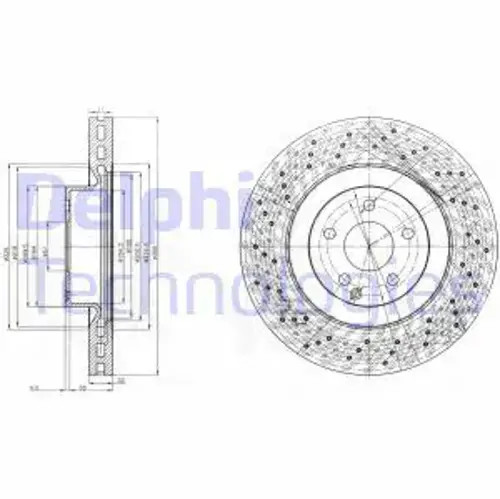 Brake disc vented bg9057 - brake,