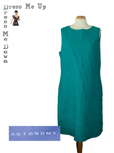 Autonomy jade green linen - jade,