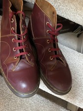 Dr Martens Church Monkey Boots Oxblood size uk 11