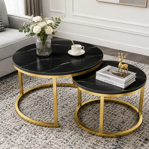 Nesting coffee tables set - tables,
