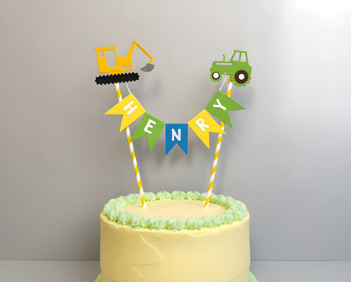 Personalised cake topper - cake,