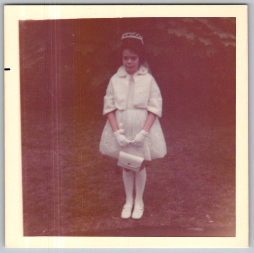 Vtg color snapshot girl - vtg,