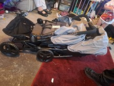 Graco Stadium Duo Tandem Pushchair With Click Connect - Black/Grey